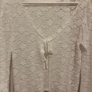 Ardene White Lace Blouse